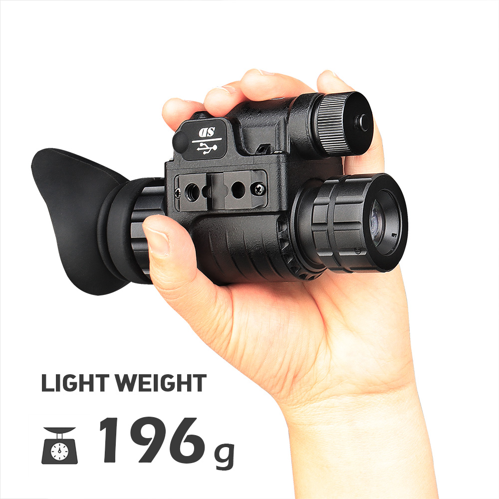 Night Vision Monocular 8X - อุปกรณ์มองกลางคืนแบบ NVG กล้องส่องกลางคืนแบบตาเดียว HD 1X-8X IR