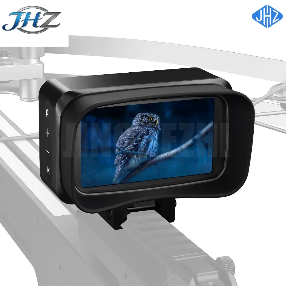 Night Vision Scope For Crossbow - กล้องมองกลางคืน JHZ สำหรับปืนไรเฟิลและธนู, ไฟส่องสว่าง IR850, ใช้ได้ทั้งกลางวันและกลางคืนสำหรับการล่าสัตว์,