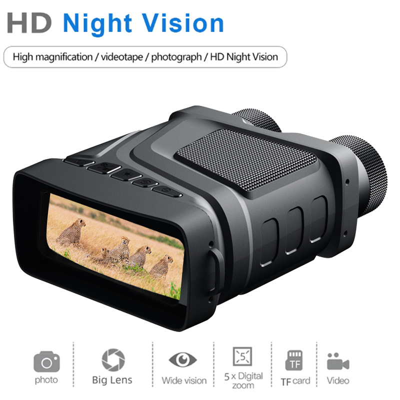 Night Vision Monocular 1080P - กล้องส่องทางไกลอินฟราเรด 1080P HD มองเห็นในเวลากลางคืน ซูมดิจิตอล 5