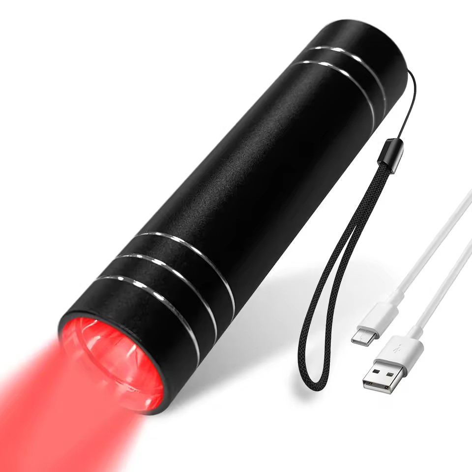 Ir Illuminator 850Nm Flashlight - โคมไฟบำบัดด้วยแสงสีแดง 660 นาโนเมตร และแสงอินฟราเรด 850 นาโนเมตร