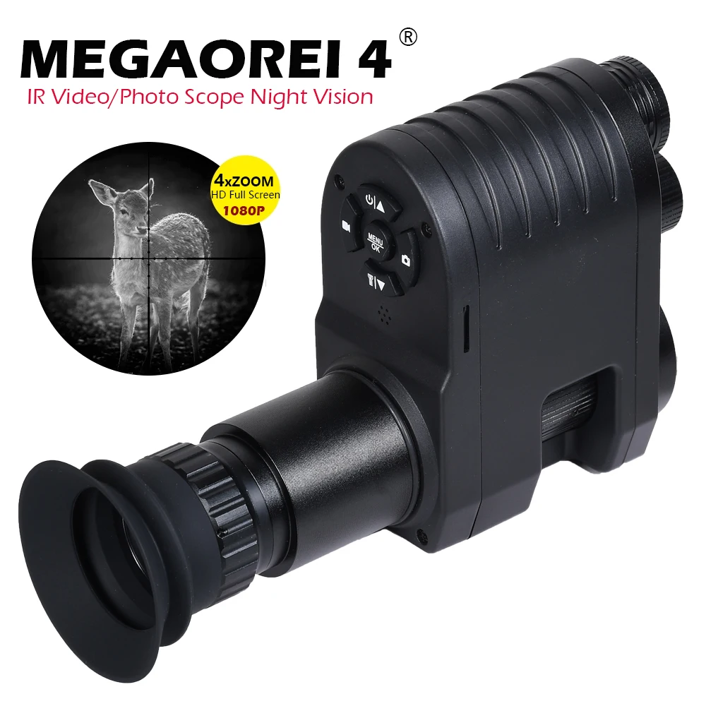 Night Vision Scope 4X Digital - ใหม่4x ซูมอินฟราเรด Night Vision Scope HD