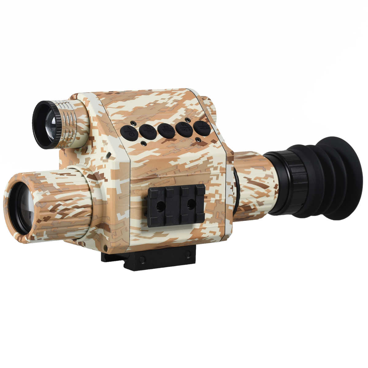 Night Vision Rifle Scope Ir 850Nm - กล้องส่องกลางคืนดิจิทัลแบบตาเดียว ใช้งานได้ทั้งกลางวันและกลางคืน ซูม 5 เท่า ความละเอียด