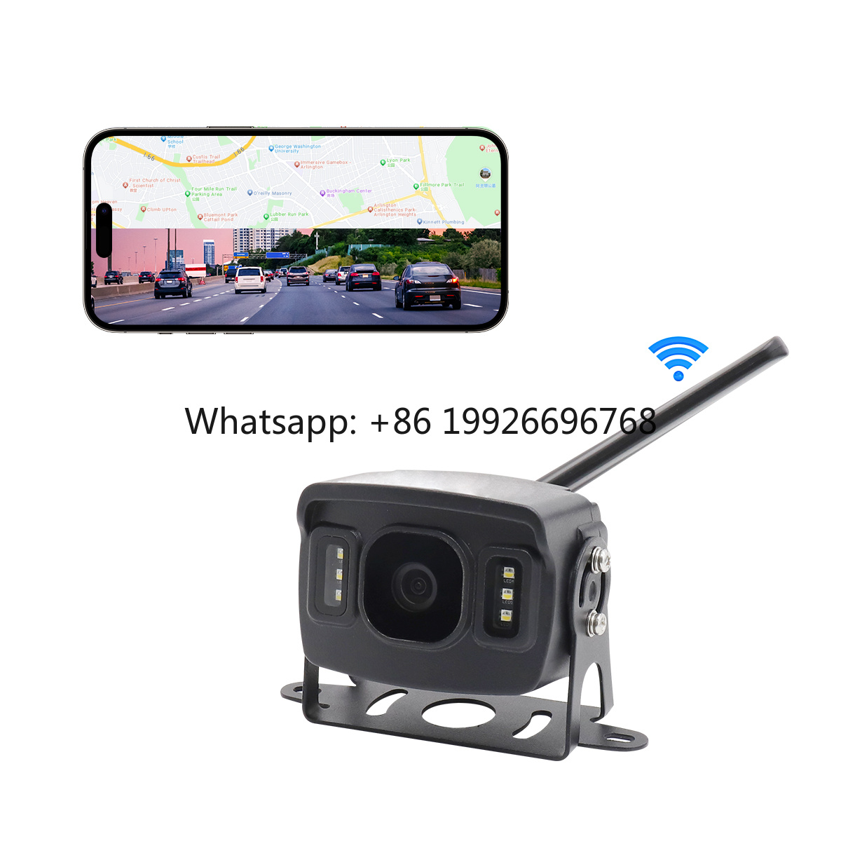 Night Vision Camera Wifi 4G - กล้องมองหลังรถบรรทุก 4G 5MP 8MP พร้อม WIFI