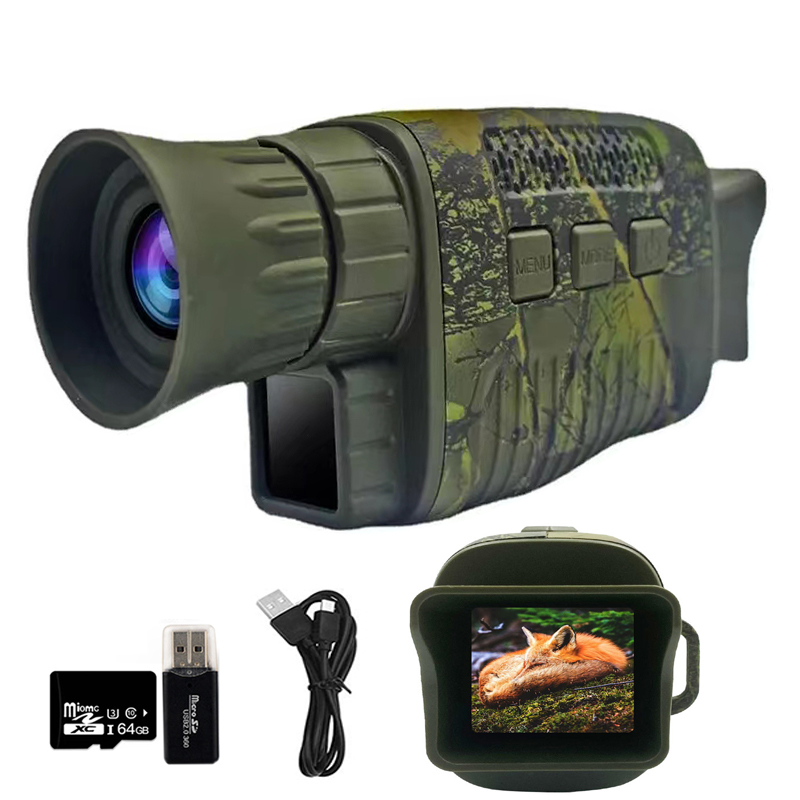 Night Vision Monocular 1080P - Camping Non Thermal Imager อินฟราเรด Night