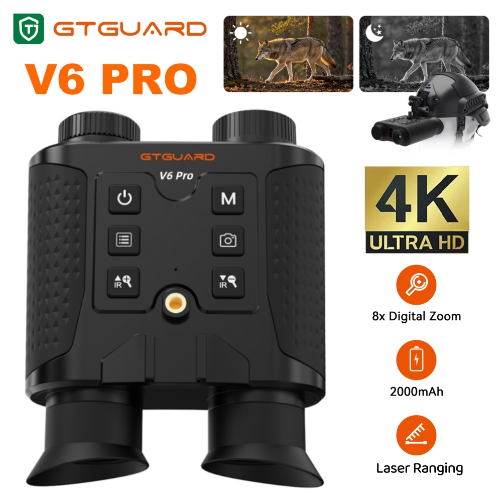 Digital Night Vision Binoculars 4K - กล้องส่องทางไกลมองกลางคืน 4K ซูมดิจิตอล 8 เท่า แว่นมองกลางคืนอินฟราเรด