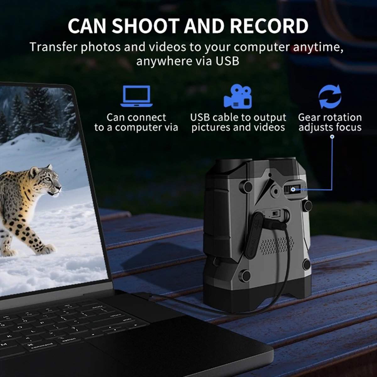กล้องส่องทางไกลดิจิตอล 4K UHD  - Digital Night Vision Binoculars 4K บทวิจารณ์และราคา