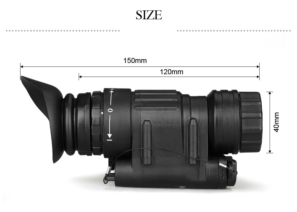 กล้องส่องกลางคืนดิจิตอล PVS-14 - Night Vision Scope 4X Digital บทวิจารณ์และราคา