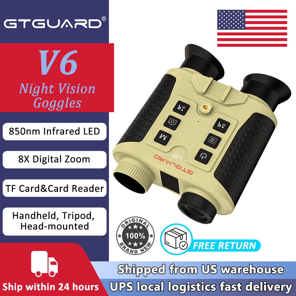 GTGUARD V6 กล้องส่องทางไกลอินฟ - Digital Night Vision Binoculars 4K บทวิจารณ์และราคา