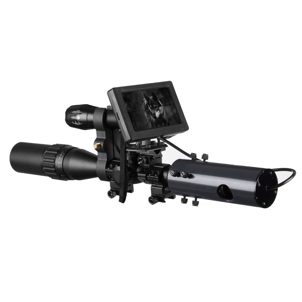 สัตว์ป่าล่าสัตว์กับดักไฟ LED อ - Ir Illuminator 850Nm Flashlight บทวิจารณ์และราคา