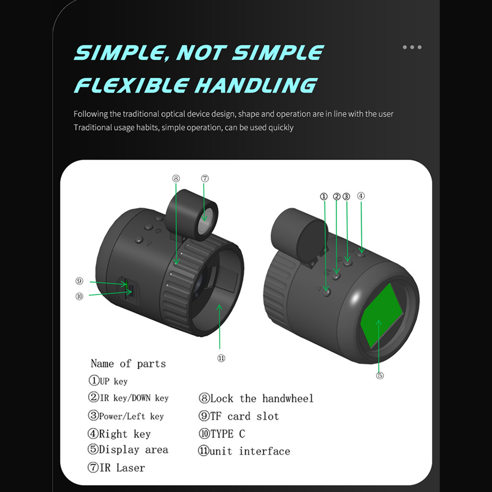 Digital Night Vision Monocular - Night Vision Monocular 1080P บทวิจารณ์และราคา