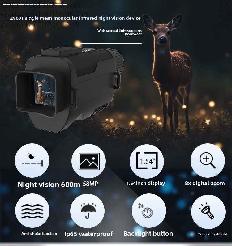 Z9001 กล้องส่องกลางคืนแบบโมโนค - Night Vision Monocular 8X บทวิจารณ์และราคา