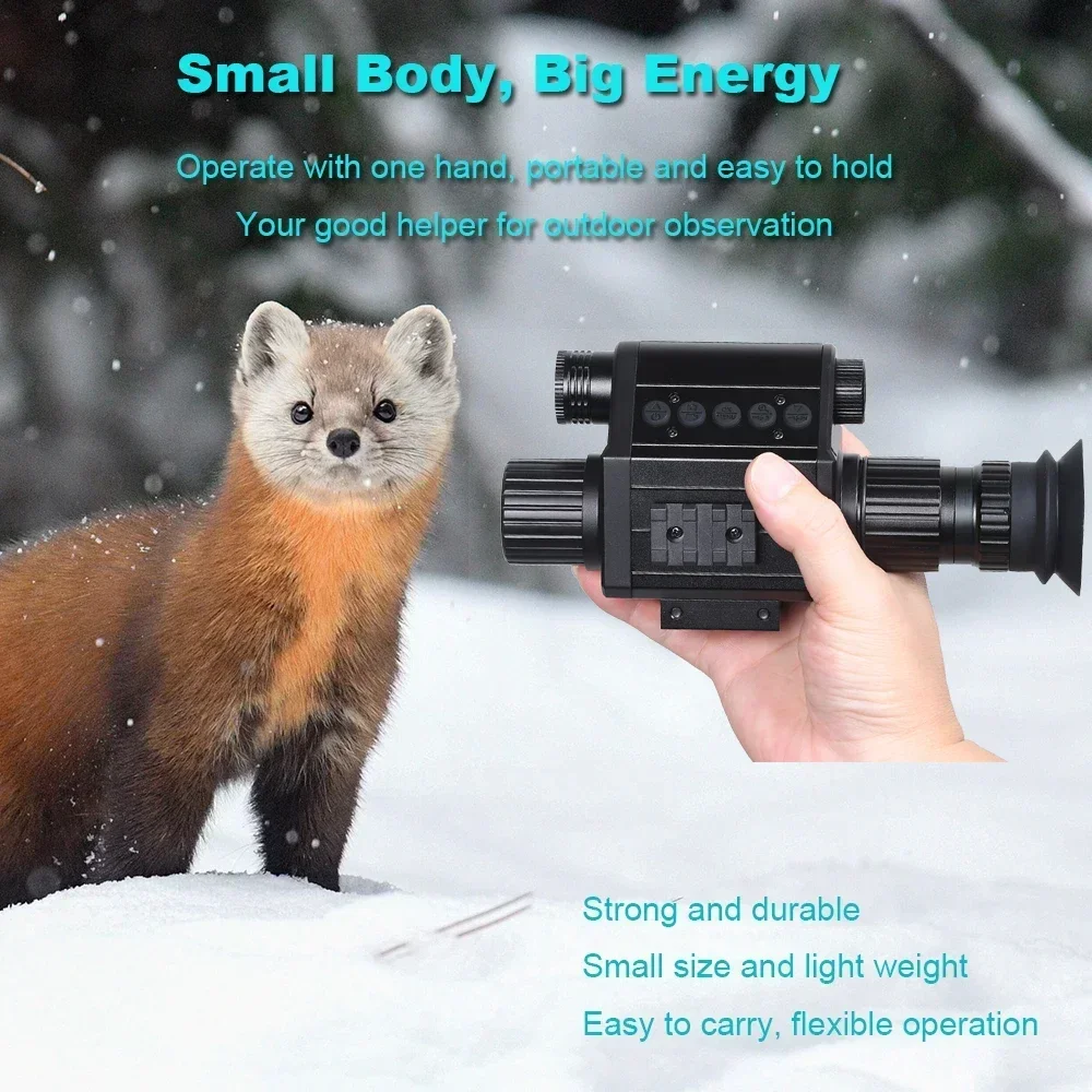กล้องไรเฟิลการมองเห็นได้ในเวลา - Night Vision Monocular 1080P บทวิจารณ์และราคา