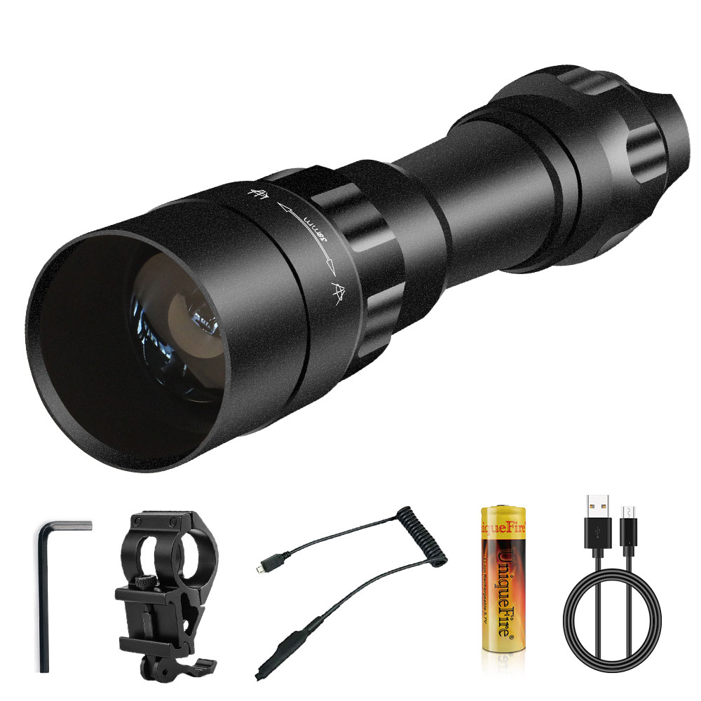 UniqueFire 1605 T38 4715AS IR  - Ir Illuminator 850Nm Flashlight บทวิจารณ์และราคา