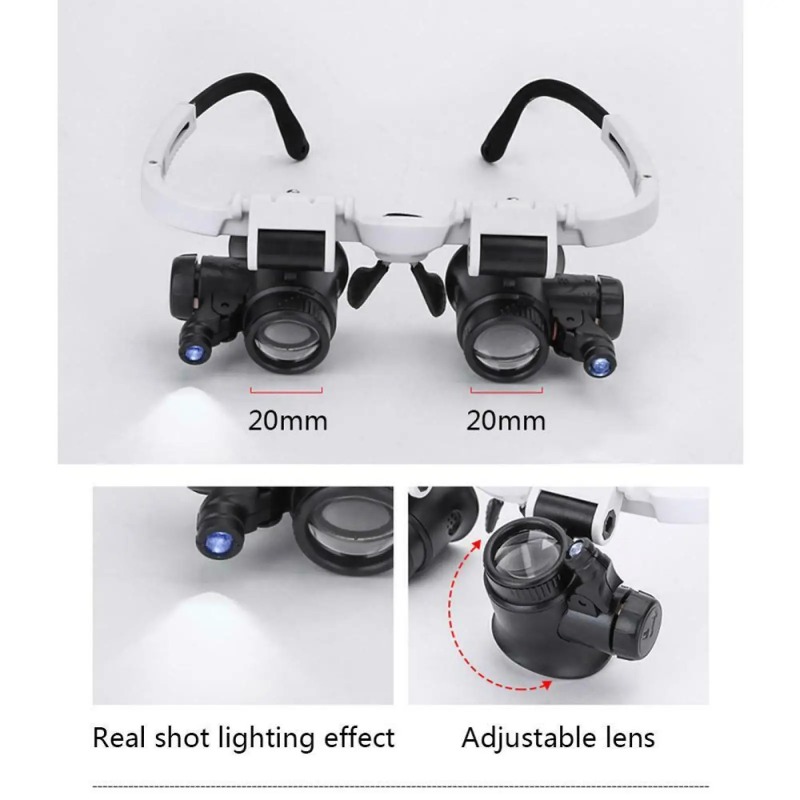 แว่นขยายแบบคาดศีรษะหลายเลนส์ พ - Night Vision Goggles Head Mounted บทวิจารณ์และราคา