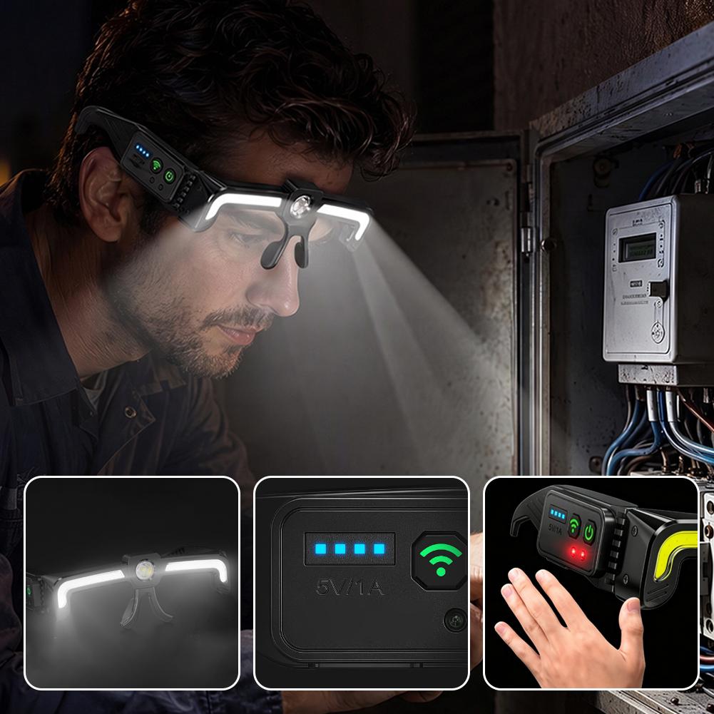 ไฟฉายคาดศีรษะ LED แบบ COB ควบค - Night Vision Goggles Head Mounted บทวิจารณ์และราคา