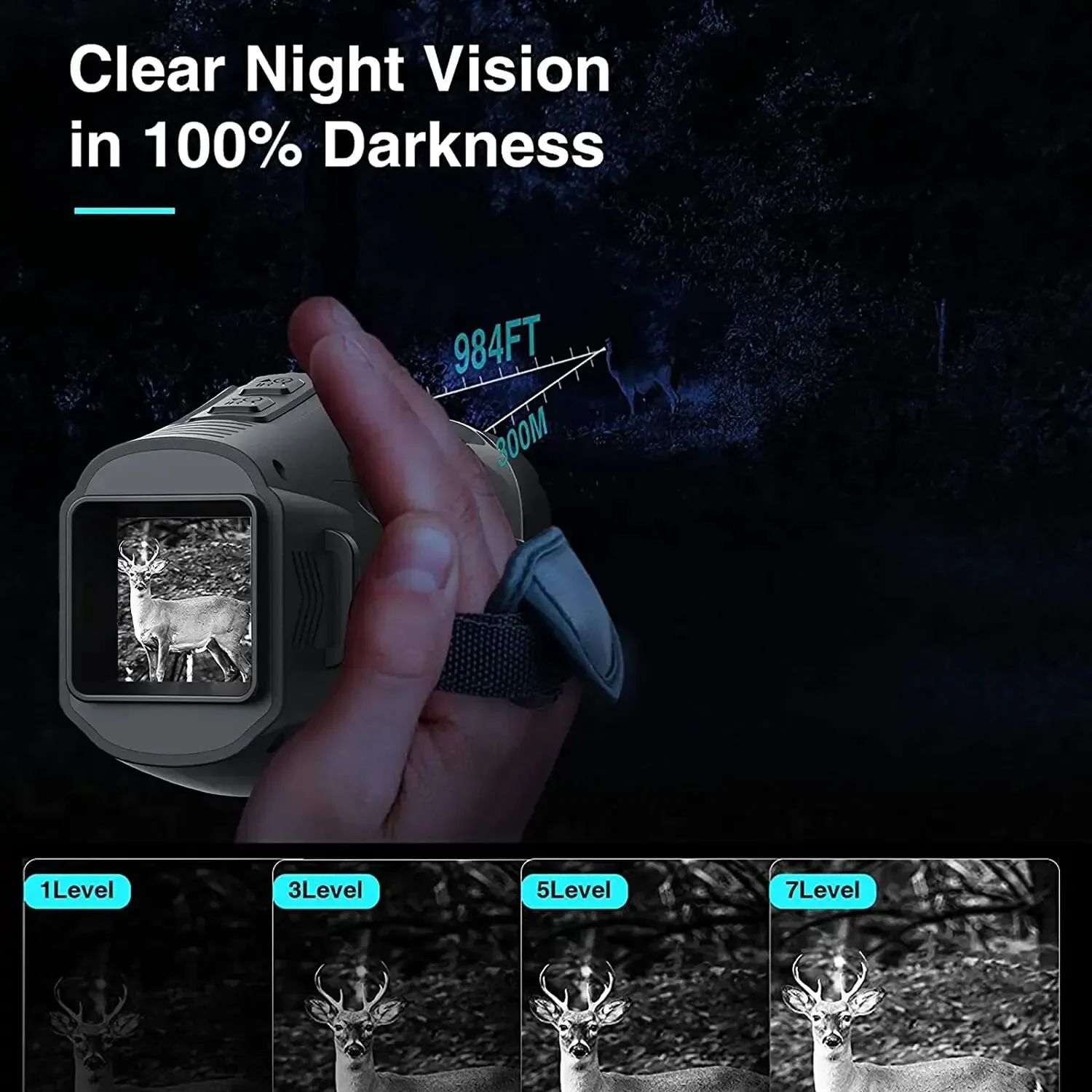 กล้องมองกลางคืนอินฟราเรดแบบตาเ - Night Vision Monocular 1080P บทวิจารณ์และราคา