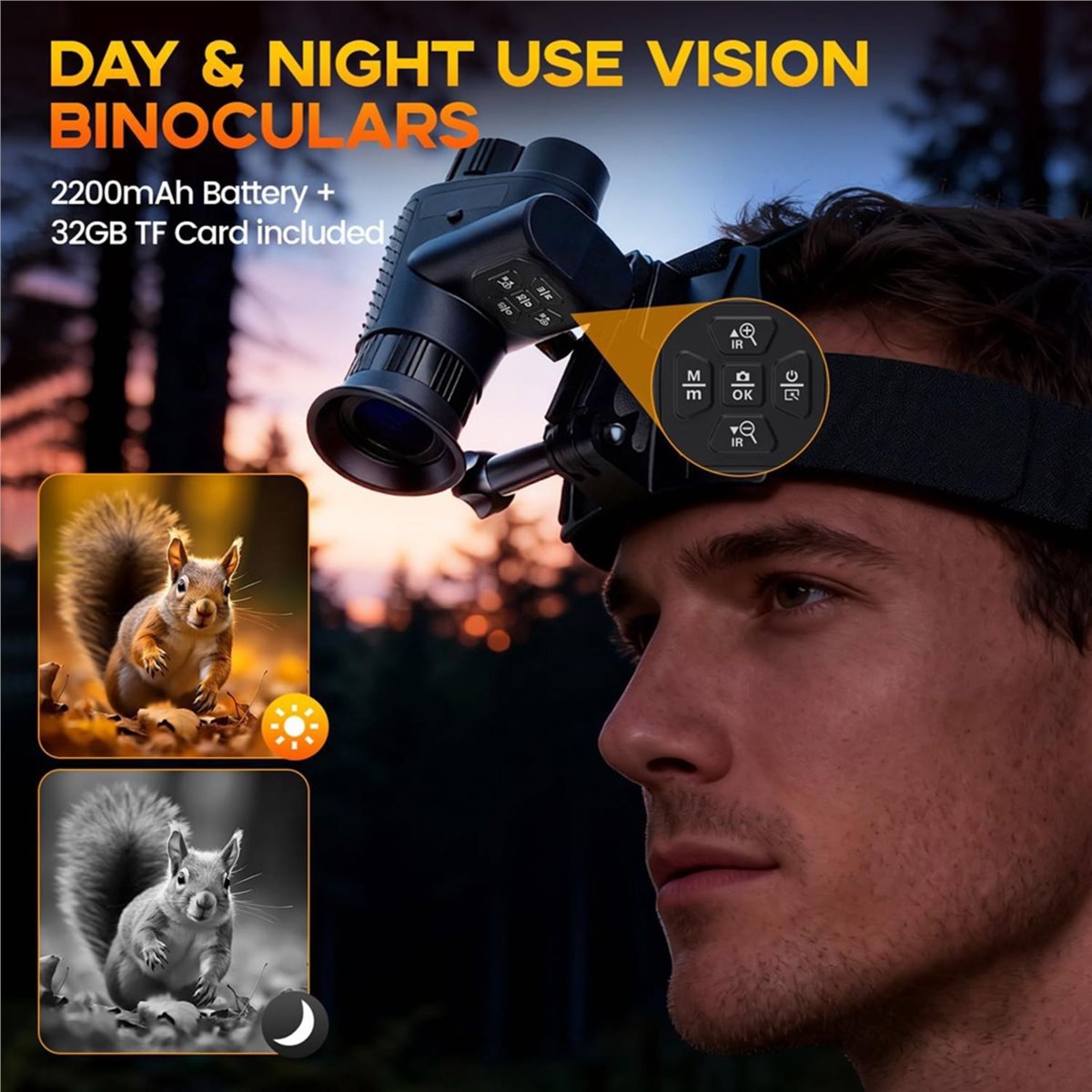 สุขสันต์ปีใหม่ - กล้องส่องทางไ - Night Vision Monocular 8X บทวิจารณ์และราคา