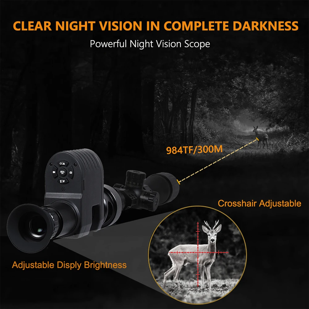 ใหม่4x ซูมอินฟราเรด Night Visi - Night Vision Scope 4X Digital บทวิจารณ์และราคา