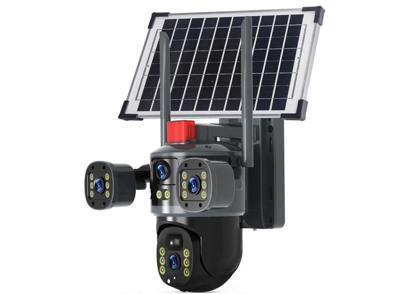 กล้องวงจรปิด 3 เลนส์ 3 มุมมอง  - Night Vision Camera Wifi 4G บทวิจารณ์และราคา