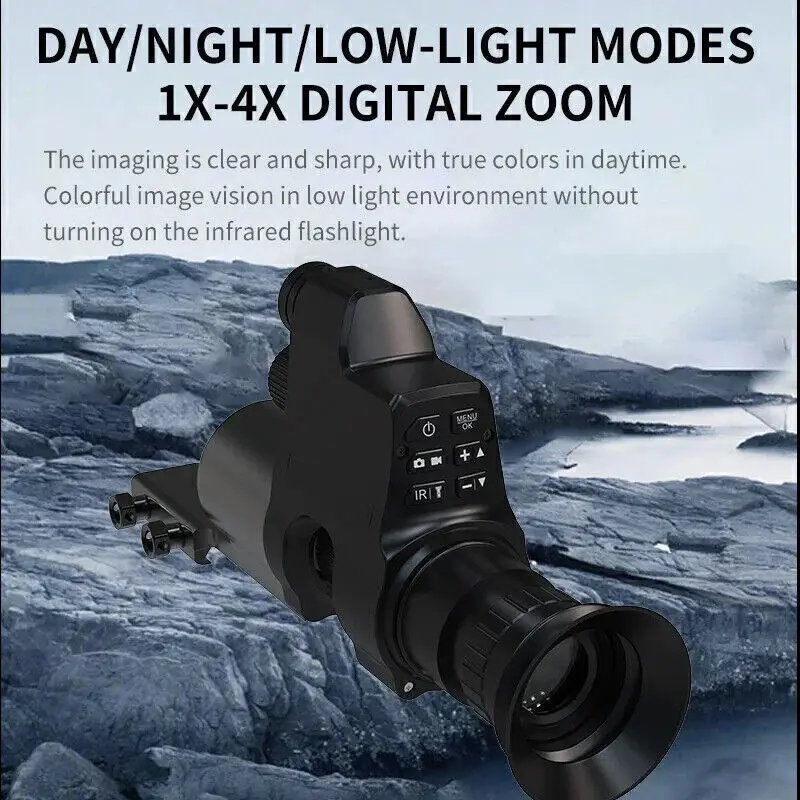 กล้องส่องทางไกลอินฟราเรดดิจิตอ - Night Vision Scope 4X Digital บทวิจารณ์และราคา