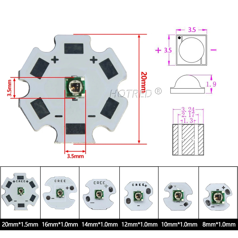 LED ชิป IR 730Nm 850Nm 940nm 3 - Ir Illuminator 850Nm Flashlight บทวิจารณ์และราคา