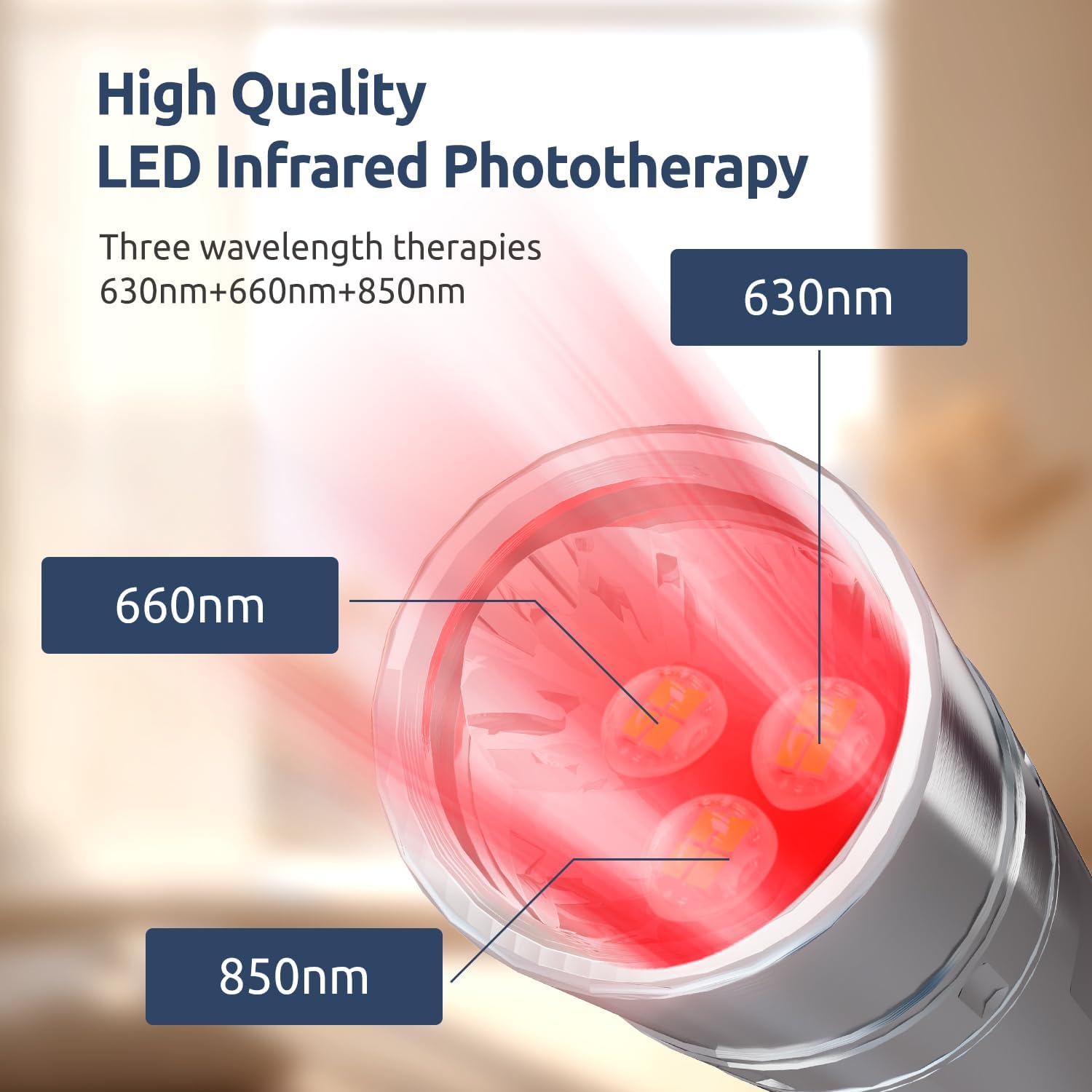 เครื่องบำบัดด้วยแสงสีแดงแบบมือ - Ir Illuminator 850Nm Flashlight บทวิจารณ์และราคา
