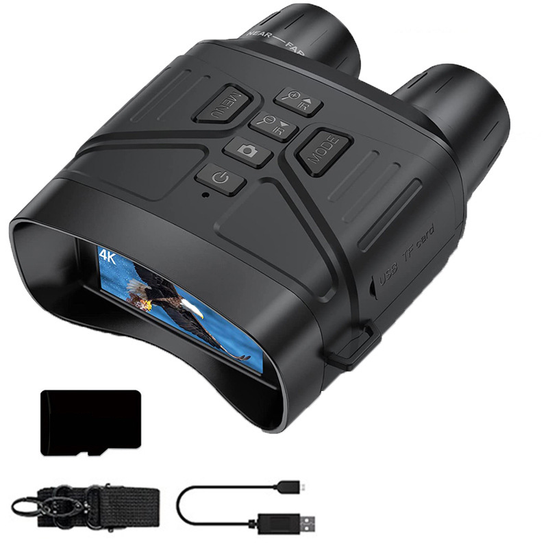 5X กล้องส่องทางไกลซูมดิจิตอล,4 - Digital Night Vision Binoculars 4K บทวิจารณ์และราคา