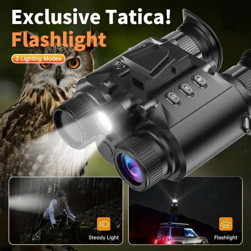 แว่นตาอินฟราเรดมองกลางคืน Z915 - Night Vision Goggles Head Mounted บทวิจารณ์และราคา