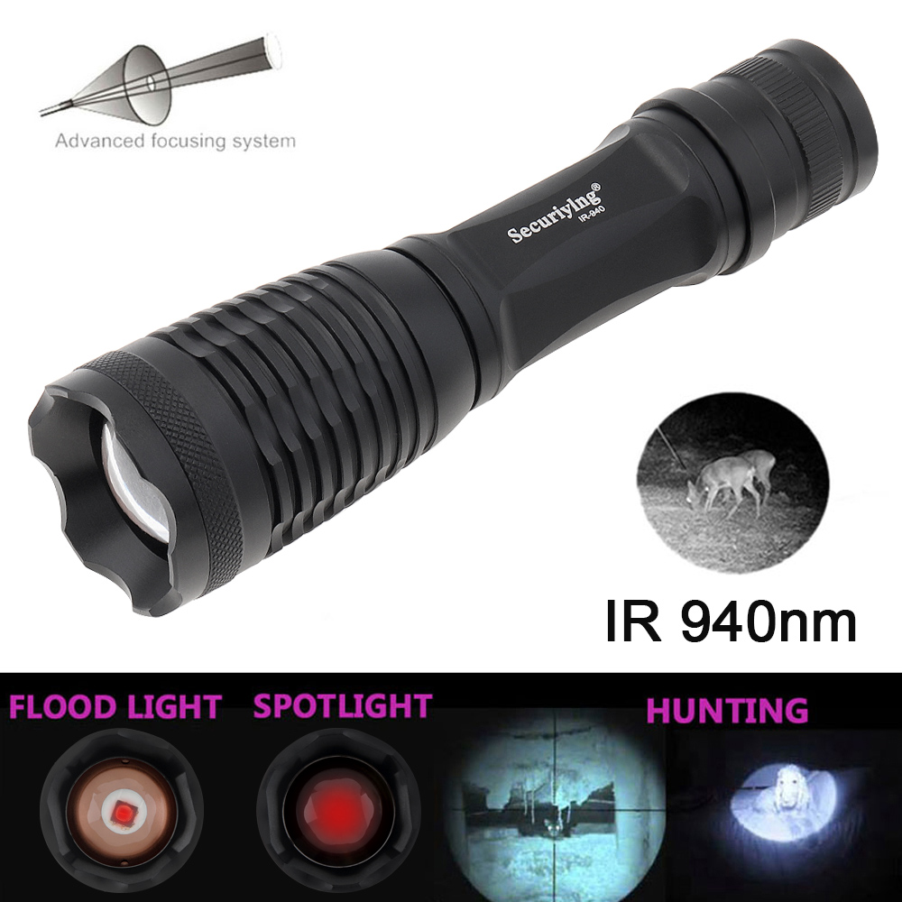 การรักษาความปลอดภัย940nm IR ไฟ - Ir Illuminator 850Nm Flashlight บทวิจารณ์และราคา