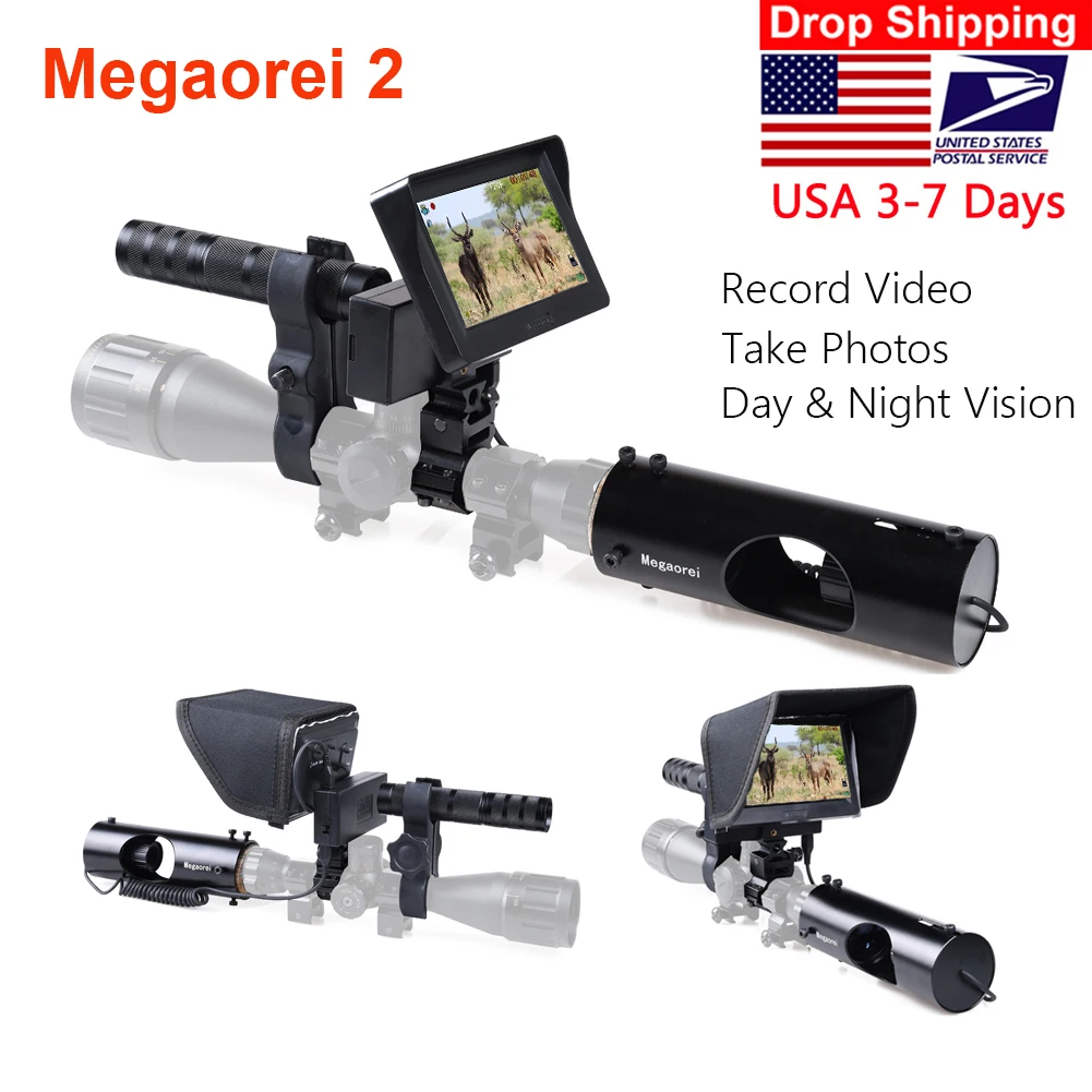 การล่าสัตว์ Riflescope ยุทธวิธ - Night Vision Rifle Scope Ir 850Nm บทวิจารณ์และราคา