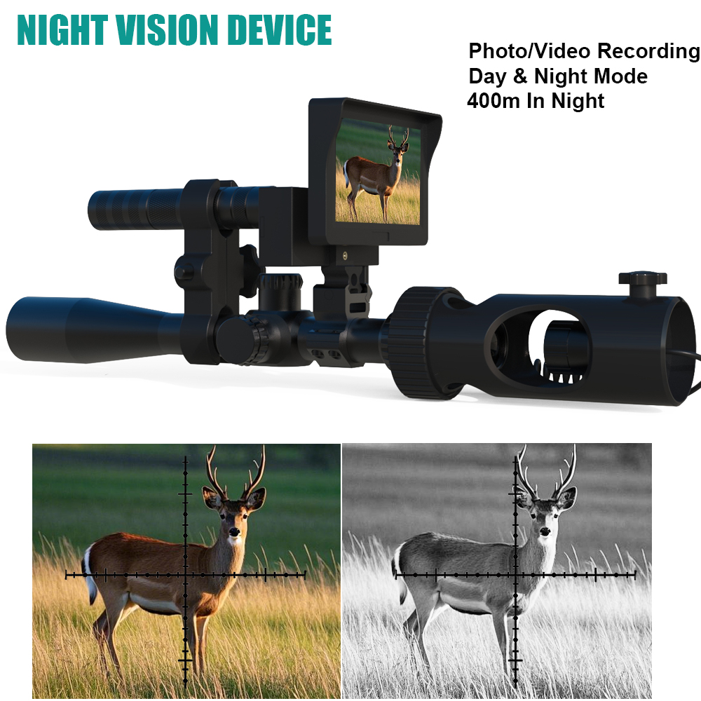 กล้องส่องกลางคืนดิจิทัล พร้อมฟ - Night Vision Rifle Scope Ir 850Nm บทวิจารณ์และราคา