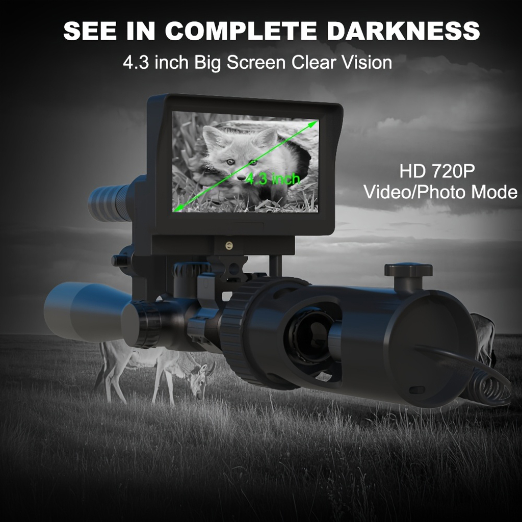 กล้องส่องกลางคืนดิจิทัล พร้อมฟ - Night Vision Rifle Scope Ir 850Nm บทวิจารณ์และราคา