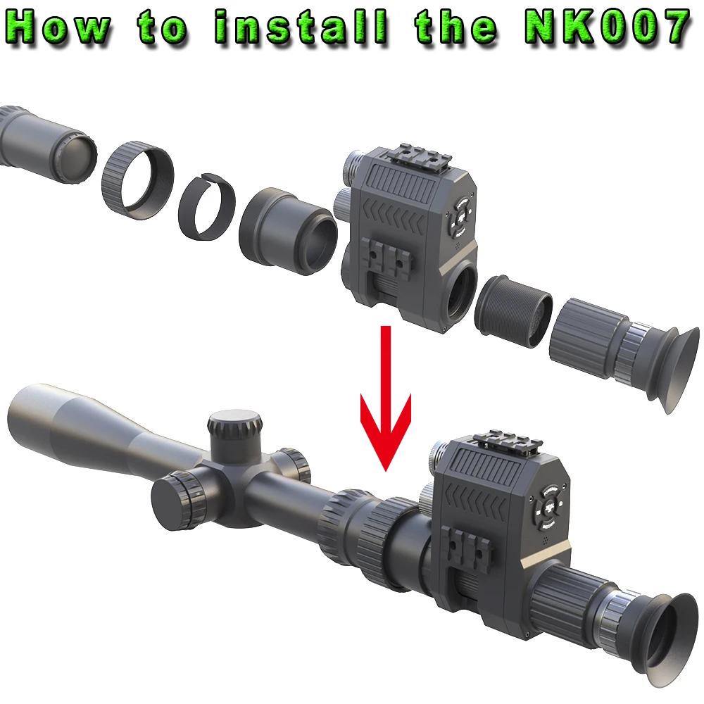 กล้องส่องกลางคืนดิจิตอลแบบตาเด - Night Vision Scope 4X Digital บทวิจารณ์และราคา