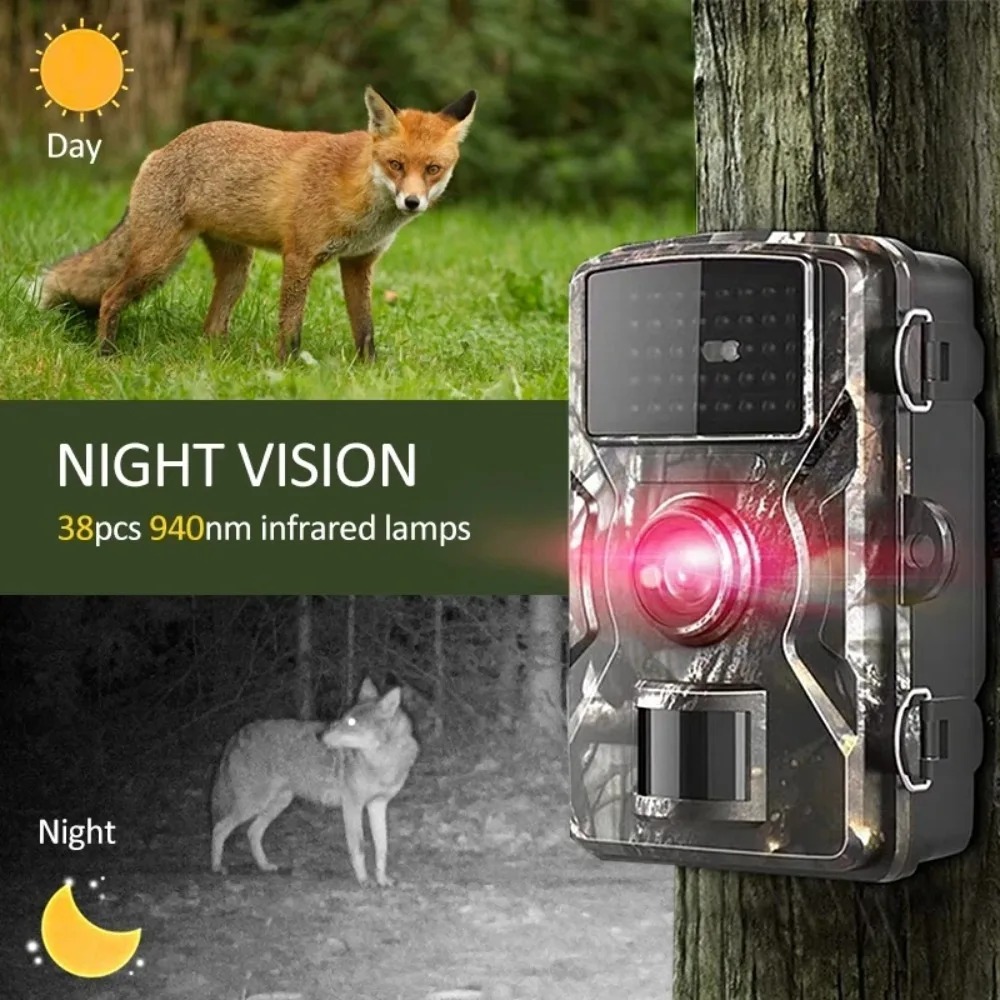กล้องดักถ่ายภาพสัตว์ป่า 16MP 1 - Night Vision Monocular 1080P บทวิจารณ์และราคา