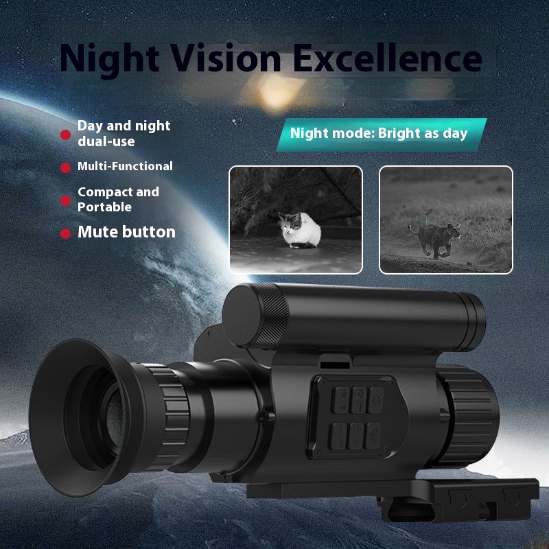 กล้องมองกลางคืนแบบตาเดียว IR ส - Night Vision Monocular 1080P บทวิจารณ์และราคา