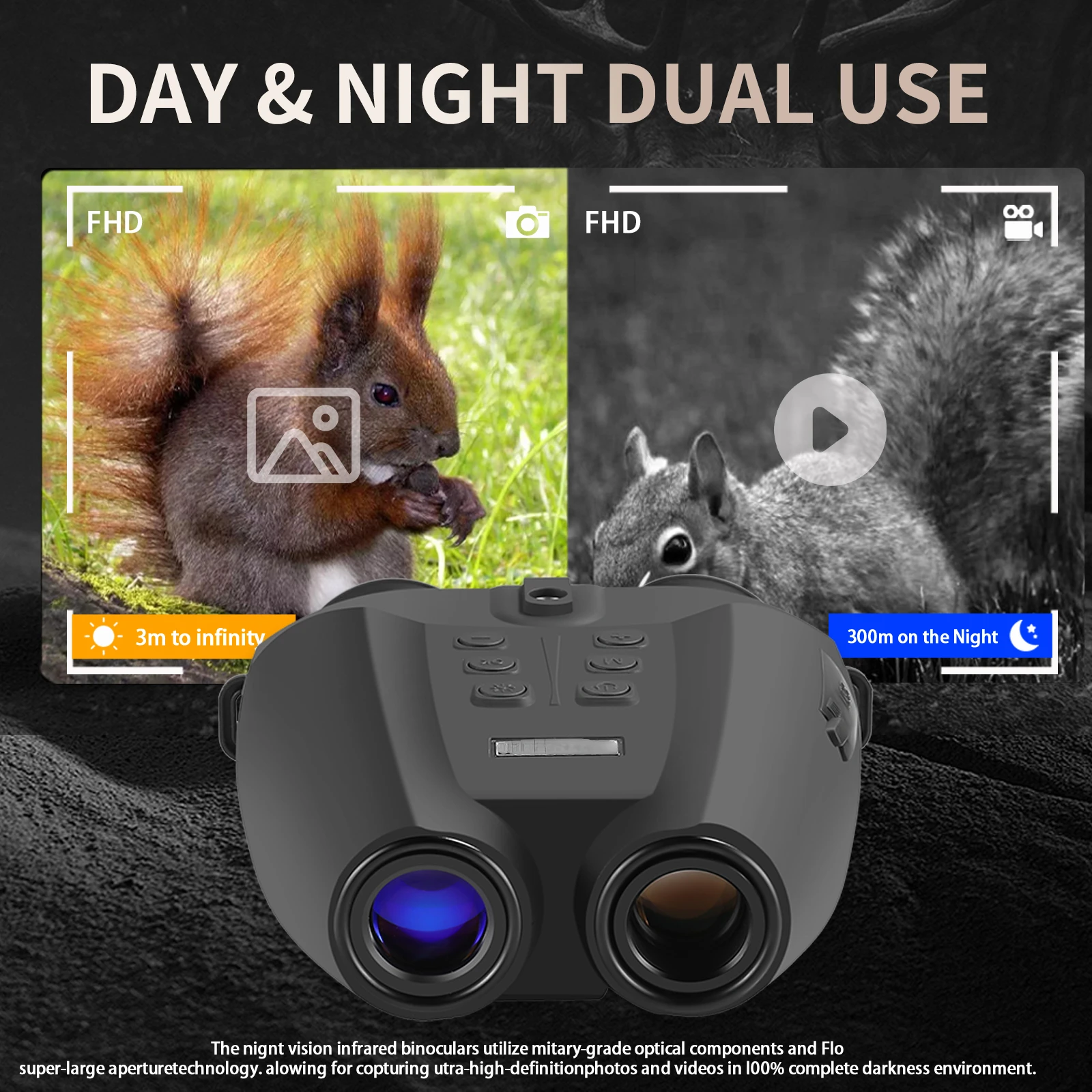PVS-32กล้องส่องทางไกลกลางคืนอิ - Night Vision Goggles Head Mounted บทวิจารณ์และราคา
