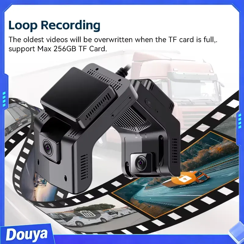 กล้องติดรถยนต์ Fleet Dashcam 4 - Night Vision Camera Wifi 4G บทวิจารณ์และราคา