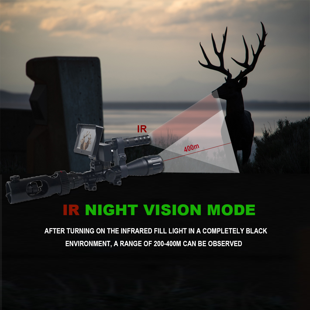 กล้องเล็งอินฟราเรดแบบมองกลางคื - Night Vision Rifle Scope Ir 850Nm บทวิจารณ์และราคา