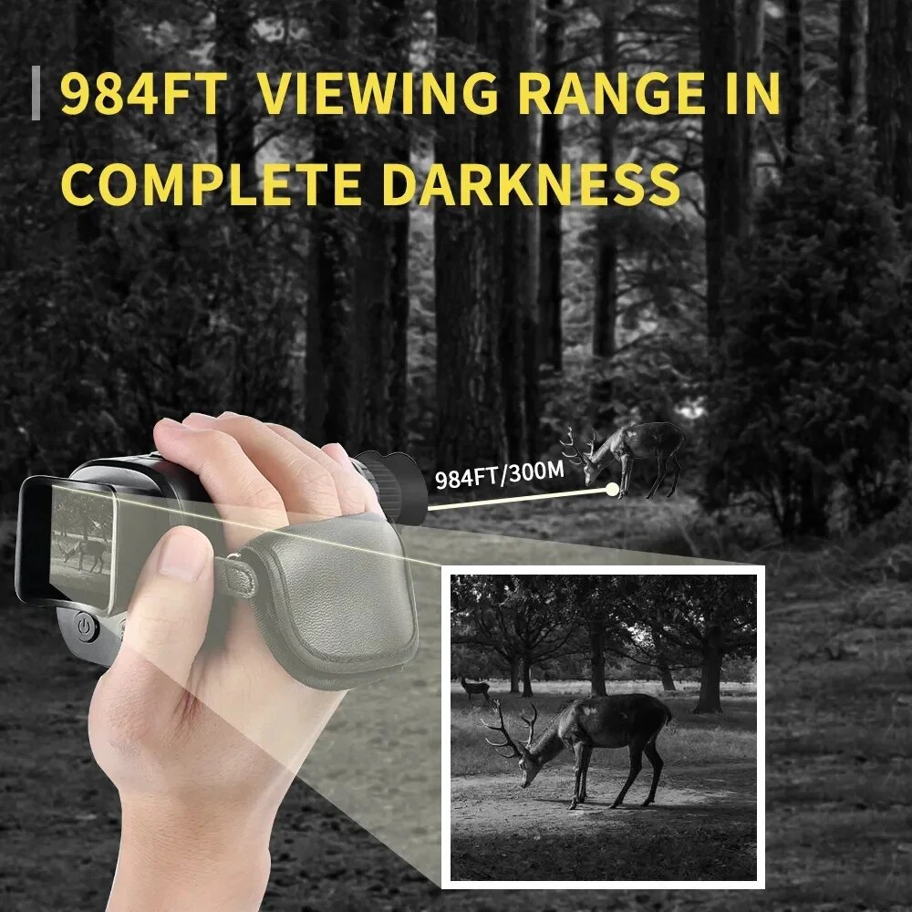 Monocular Night Vision อุปกรณ์ - Night Vision Monocular 1080P บทวิจารณ์และราคา