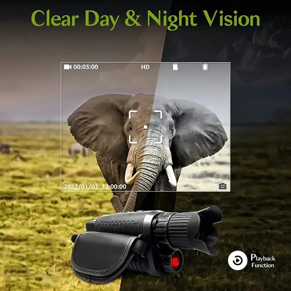 Monocular Night Vision อุปกรณ์ - Night Vision Monocular 1080P บทวิจารณ์และราคา