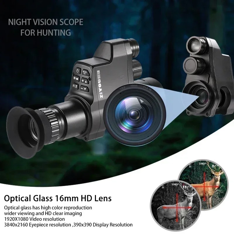 กล้องมองกลางคืนแบบตาเดียว ซูม  - Night Vision Scope 4X Digital บทวิจารณ์และราคา