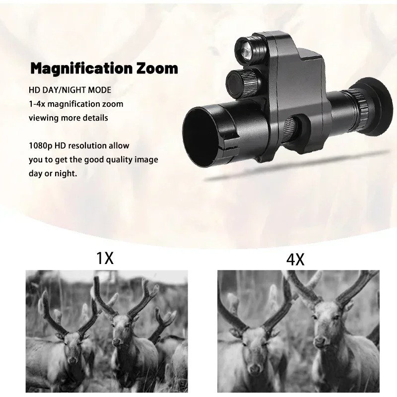 กล้องมองกลางคืนแบบตาเดียว ซูม  - Night Vision Scope 4X Digital บทวิจารณ์และราคา