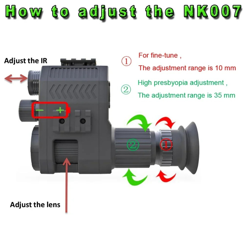 กล้องมองกลางคืนแบบดิจิตอล 200- - Night Vision Scope 4X Digital บทวิจารณ์และราคา