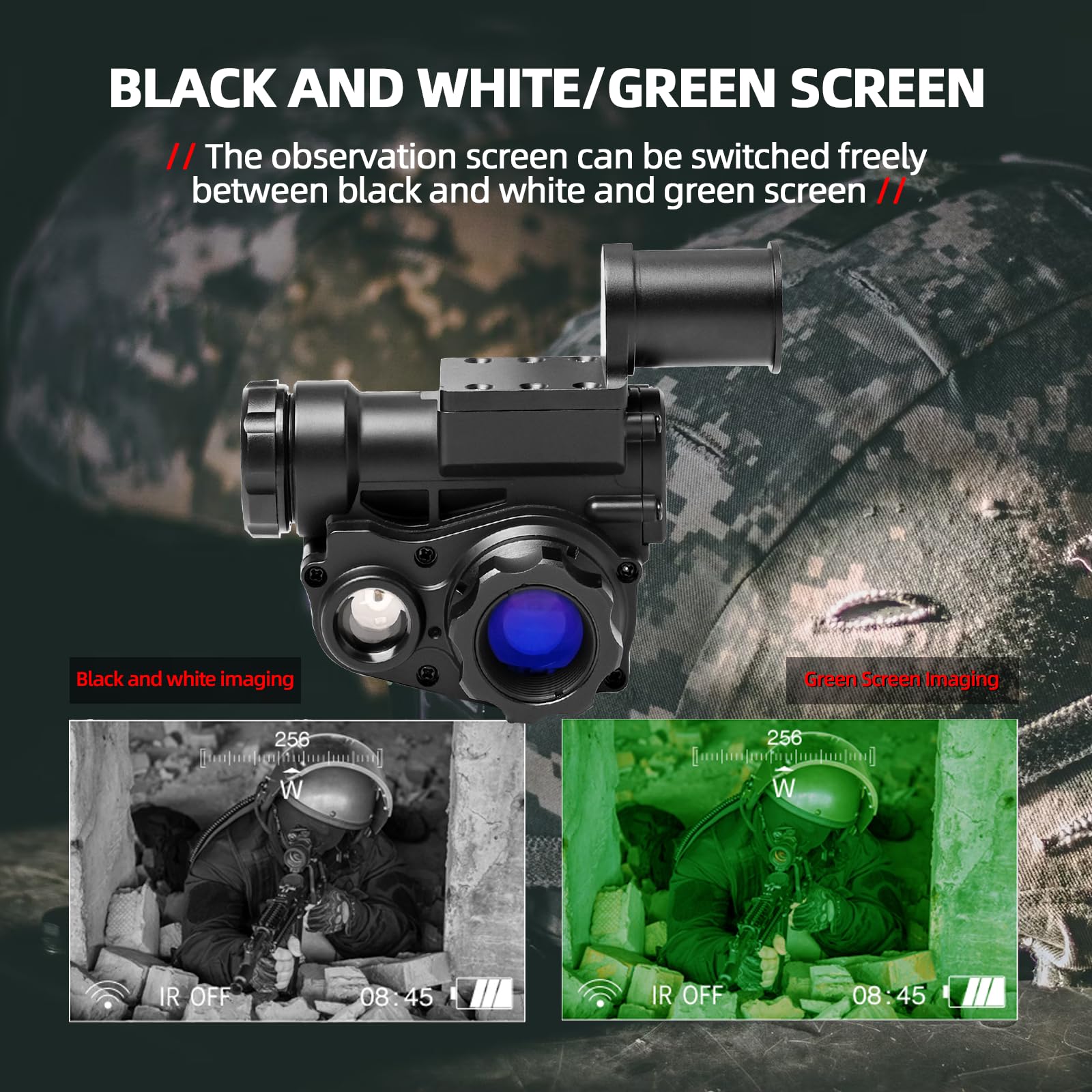 แว่นตาอินฟราเรดดิจิตอลทางยุทธว - Night Vision Monocular 1080P บทวิจารณ์และราคา