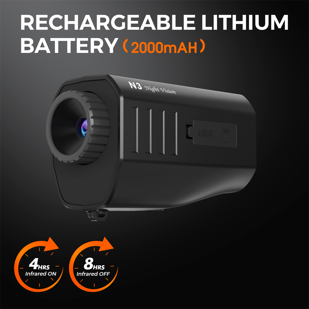[ของแท้] กล้องส่องทางไกลแบบตาเ - Night Vision Monocular 1080P บทวิจารณ์และราคา