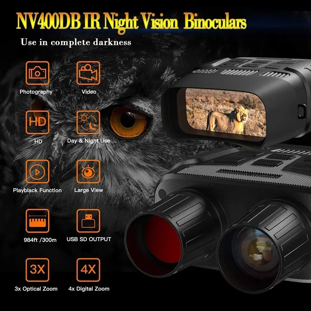 กล้องส่องกลางคืนแบบดิจิตอล 4X  - Night Vision Scope 4X Digital บทวิจารณ์และราคา