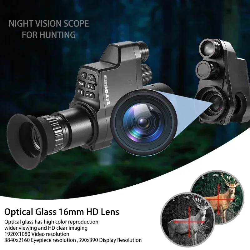 กล้องส่องกลางคืนอินฟราเรดแบบตา - Night Vision Scope 4X Digital บทวิจารณ์และราคา