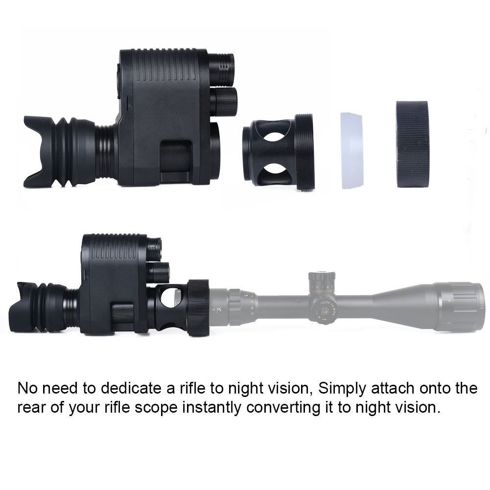 อินฟราเรด Night Vision ปืนไรเฟ - Night Vision Scope 4X Digital บทวิจารณ์และราคา
