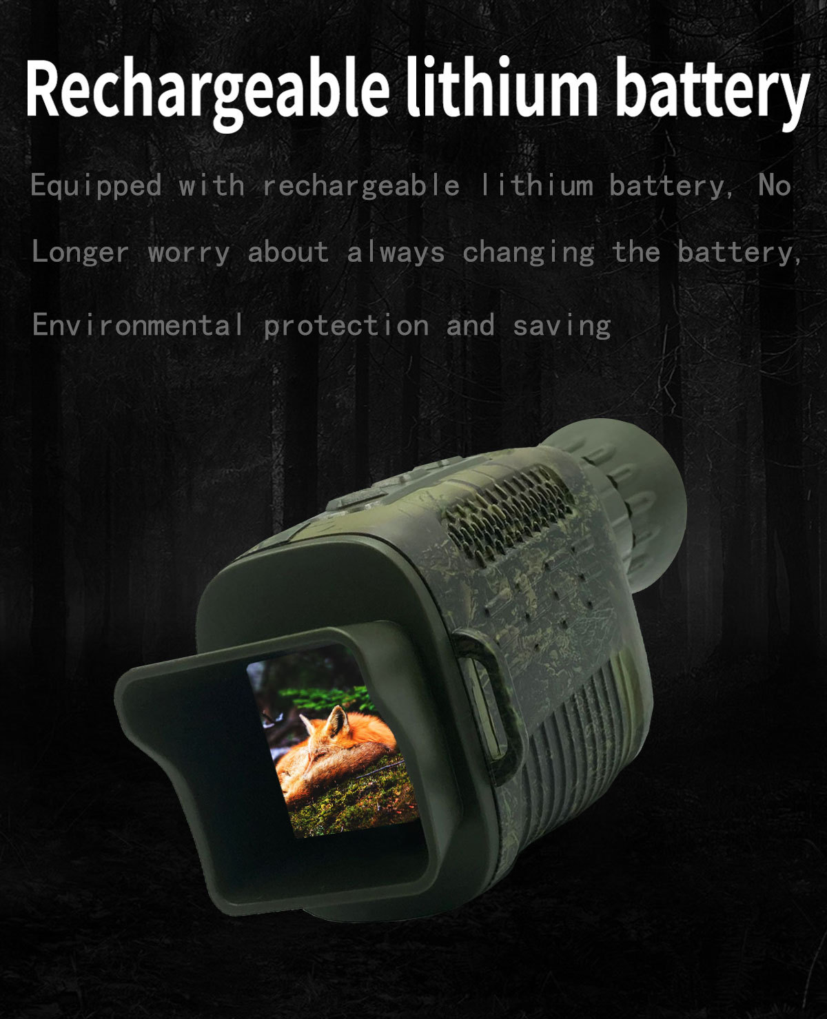 Camping Non Thermal Imager อิน - Night Vision Monocular 1080P บทวิจารณ์และราคา