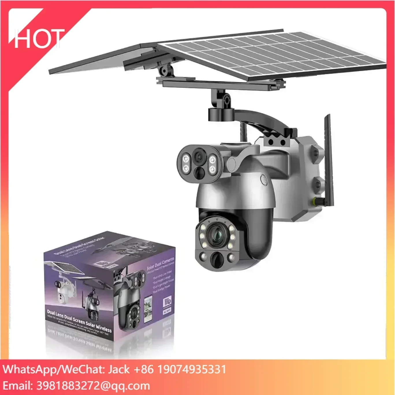 กล้องวงจรปิดพลังงานแสงอาทิตย์แ - Night Vision Camera Wifi 4G บทวิจารณ์และราคา